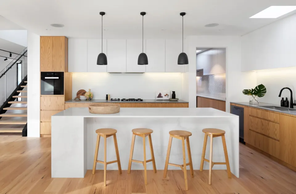 Exemple de salon rénové